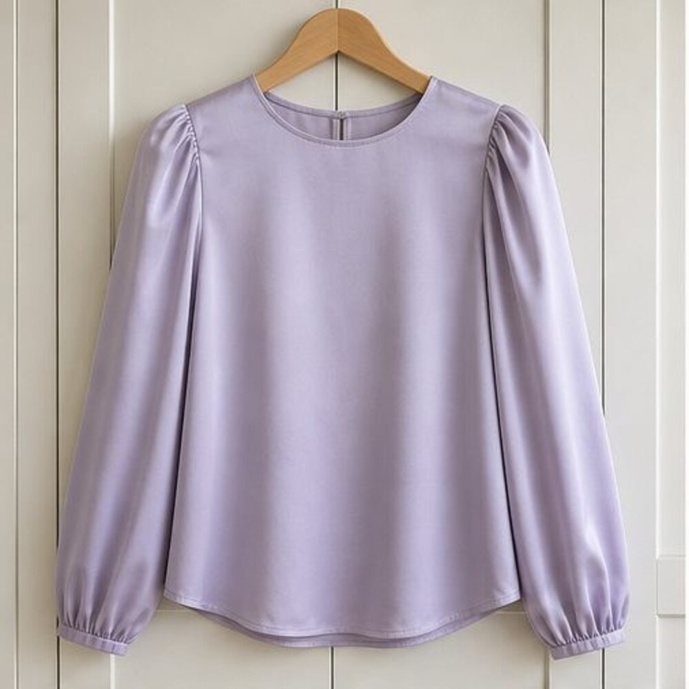 Teal Puff Sleeve Top